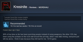 Illustration for article titled Mordhau, As Told By Steam Reviews